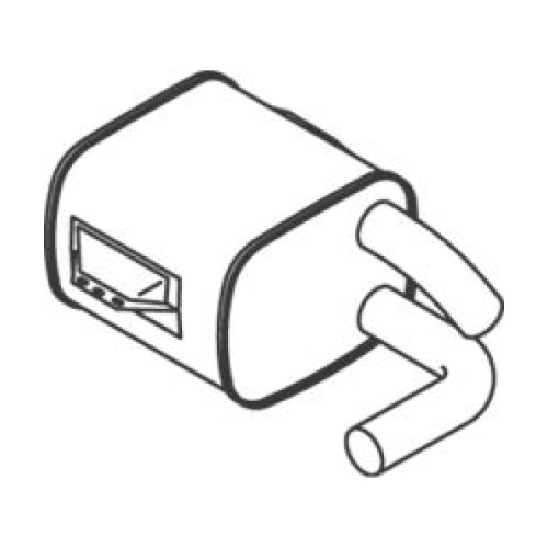 Глушитель 9704900001 MB Atego
