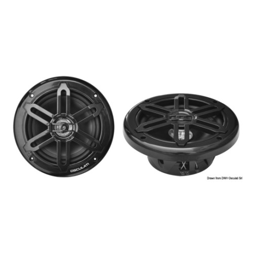 Водонепроницаемые динамики, 2 x 180W, чёрные, 232 mm