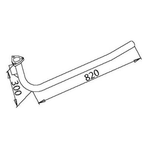 Труба глушителя MB 3814900319