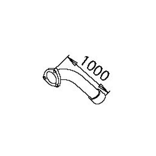Труба глушителя MB 6204902025