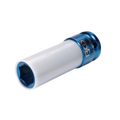 Plastic-coated impact socket 17mm 1/2"