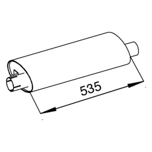 Глушитель 0004911099 MB
