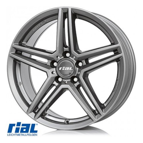 Alloy wheel Rial M10 Gr 8.0x17 5x112/48 (66.6) (Gr) (pk/R14) (TÜV)/ECE (Mercedes) kg790