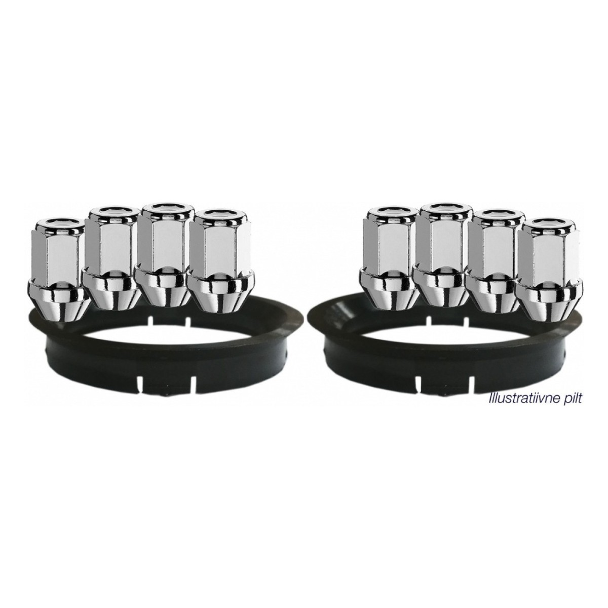 Mutter M12X1.5/34/19 (D6) 8Tk. + 70.1-63.4 (Z12) 2Tk. Alutec Nr.27