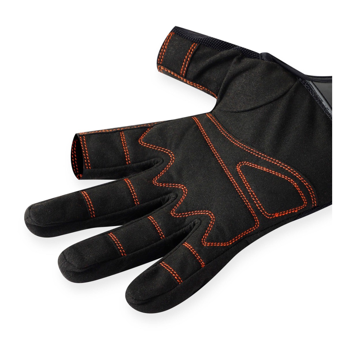 Kindad - typhoon essential full finger, must/oranz, xl