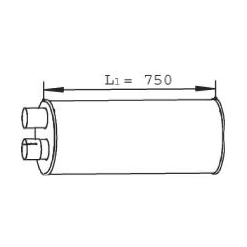 Глушитель ( E ) 500390926