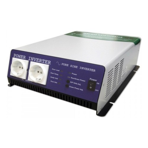 Инвертор HD Power 12 В/24 В->230 В 1800 Вт (пик 3600 Вт) JBM