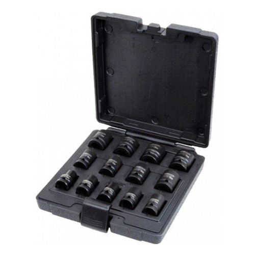 13-pc impact socket set 12-point. 1/2". 10-24Mm Ks Tools