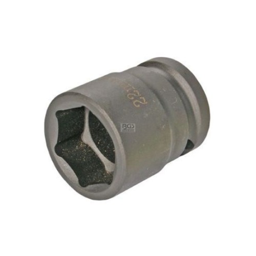 Impact socket 1/2" 22mm CrMo