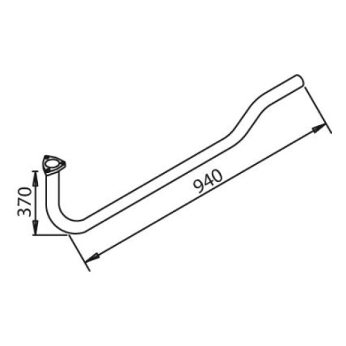 Труба глушителя MB 3144900719