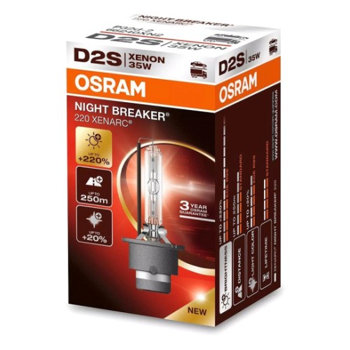 85V D2S Xenon лампа 35W P32D-2 +220% Night Breaker Laser Osram