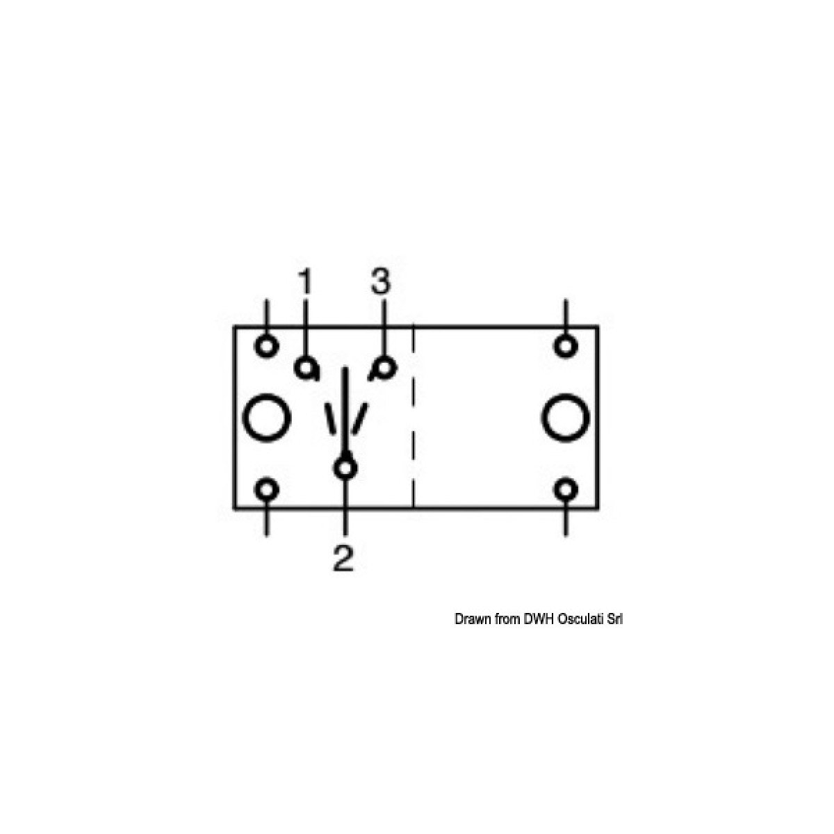 Переключатель, on-off-on, 12V