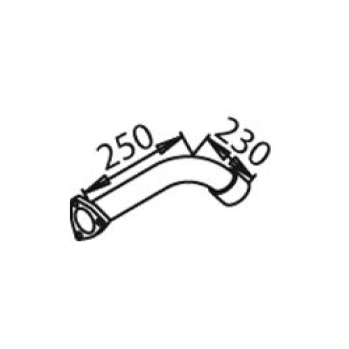 Труба глушителя MB 3874900625