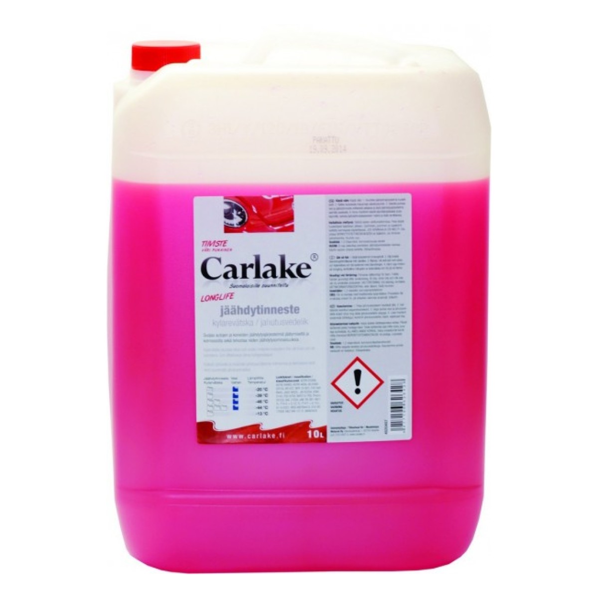 Carlake Punane Ll Jahutusvedelik Konts 10L