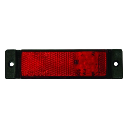 Ld129 боковой габаритный фонарь Led красный 12/24V 0.5M провод