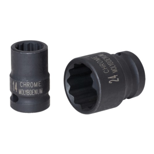 1/2" imperial (inch) impact socket short 1.1/16", 12-point KS Tools