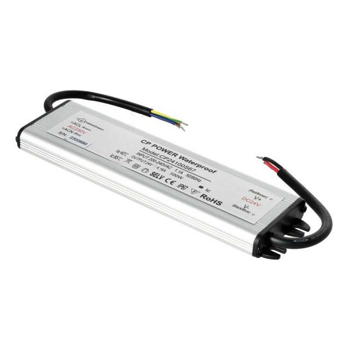 Led Toiteplokk 24V 100W 4.17A Ip67 Kobi