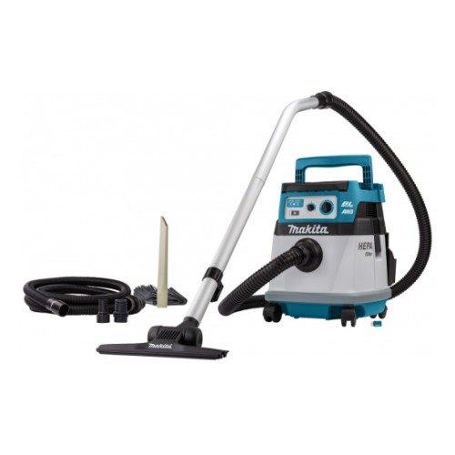 Cordless vacuum cleaner 2x18V Li-ion 15L AWS HEPA without batteries and charger very quiet Makita