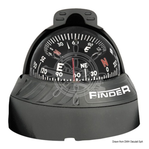 Компас, finder, с подсветкой, черный