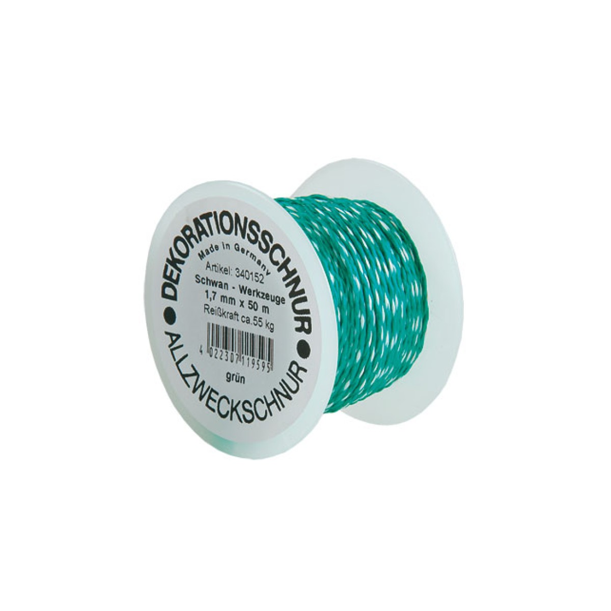 Müürinöör Ø 1.7mm x 100m, roheline