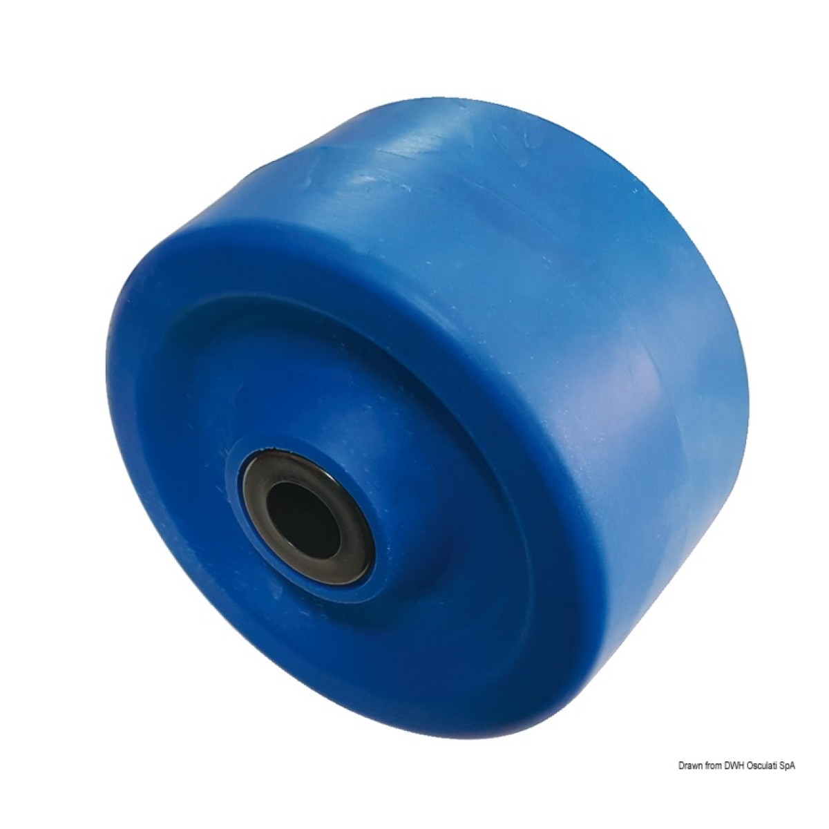Küljerullik, 135 x 75 x 22 mm, pvc, sinine