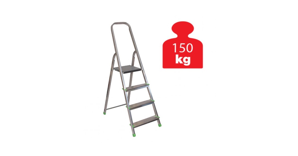 Hosehold step ladder 150kg 5 rungs - Stair ladders - Redelid tellingud ...