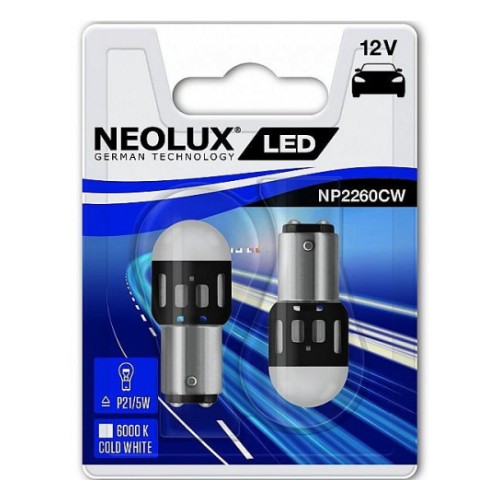 Светодиодная лампа 12V Bay15D 1.2W P21/5W 2 шт. Neolux