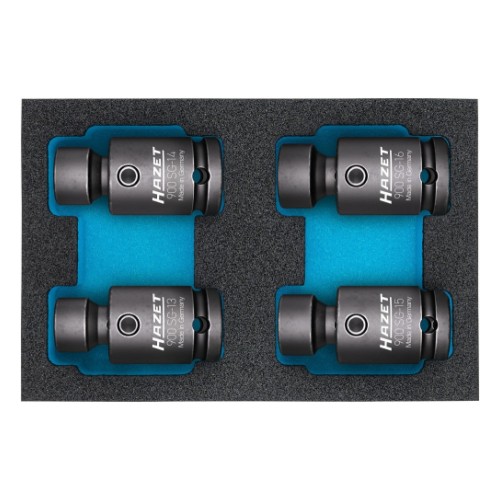 4-pc 1/2" impact universal socket set 13-16mm Hazet