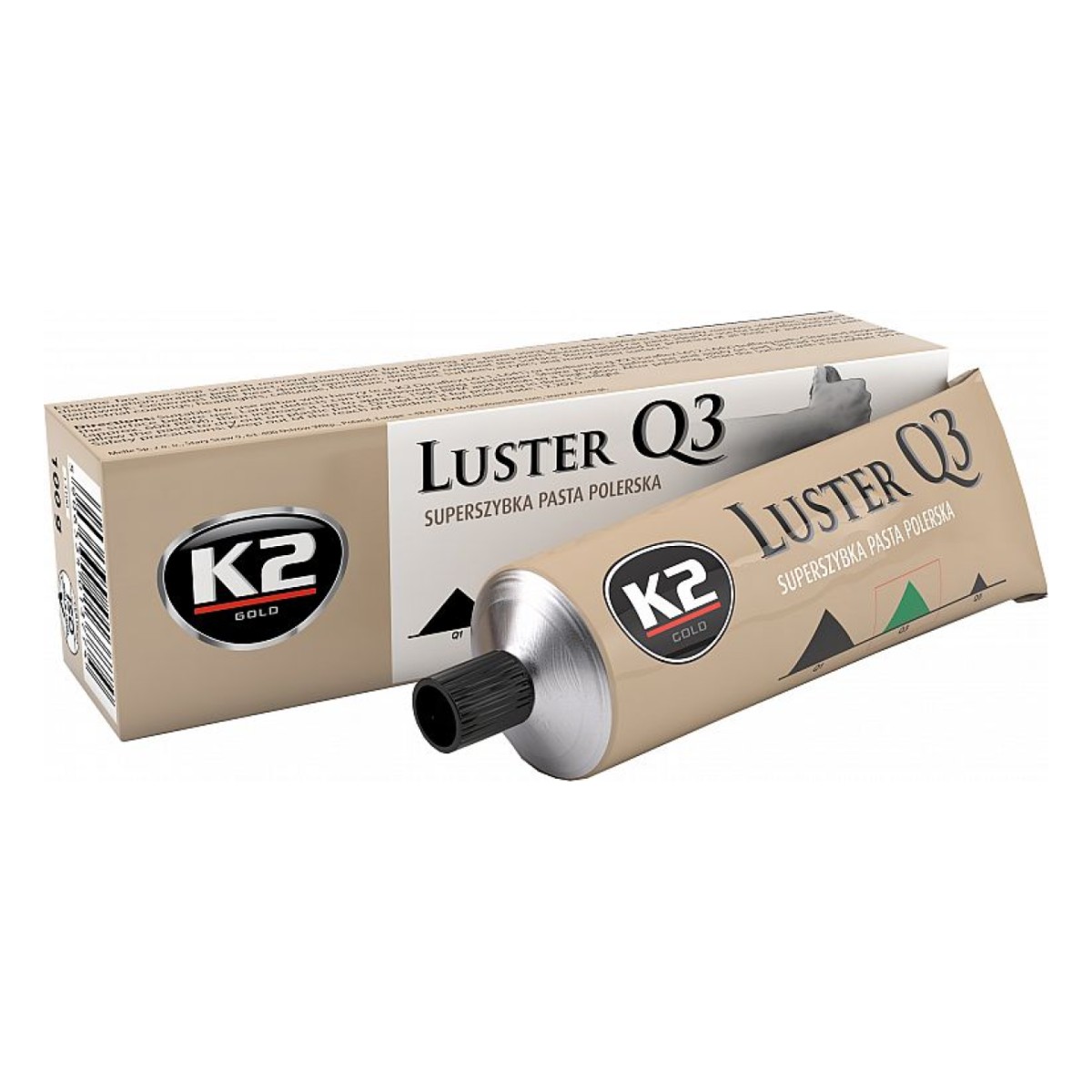 K2 Luster Q3 Green Poleerimispasta 100G/Tuub