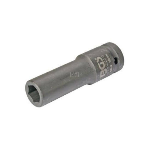 Impact deep socket 1/2" 12mm x 78mm CrMo