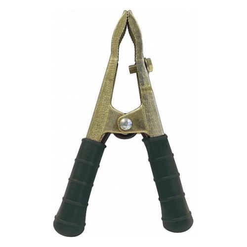 Brass clamp 300A, black sleeve, bulk