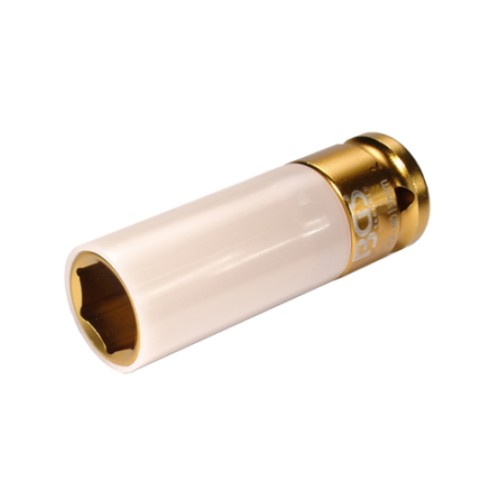 Plastic-coated impact socket 19mm 1/2"