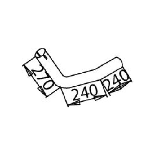 Труба глушителя MB 6204903319