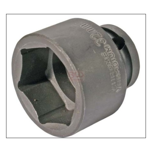 Impact socket 1/2" 32mm CrMo
