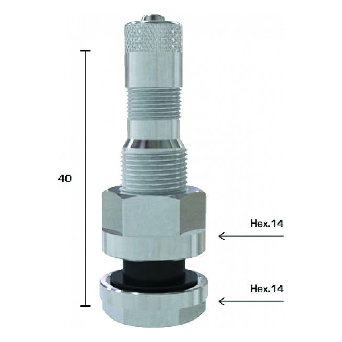 Tl-Ventiil Veoauto Valuv. Tr542 (37Ms) Ava 9.7Mm. Sirge L=37Mm