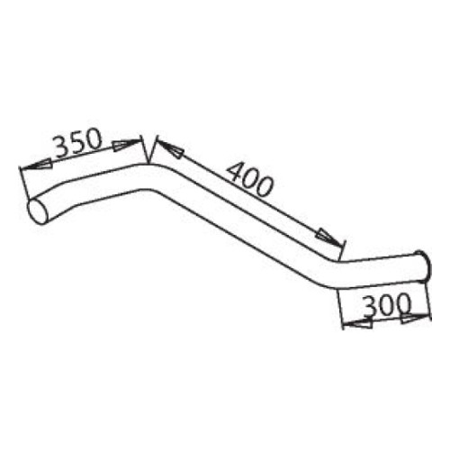 Труба глушителя MB 3604927404