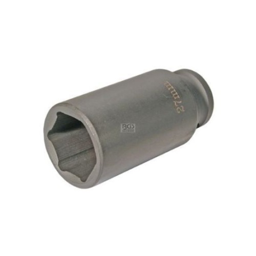 Impact deep socket 1/2" 27mm x 78mm CrMo