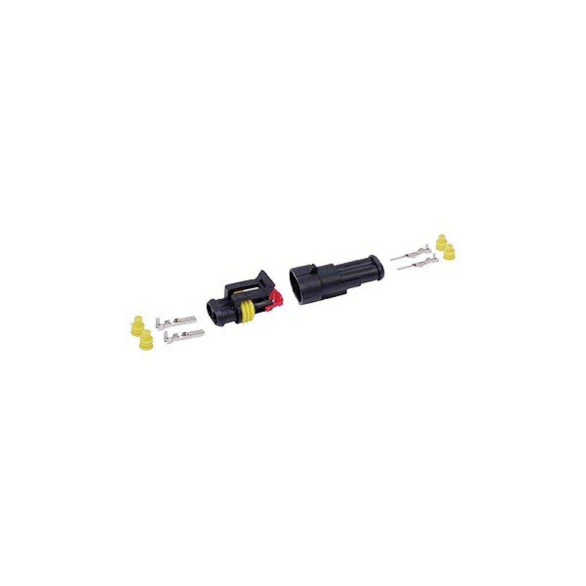Pistikupesa+Pistik Superseal 2-Pin Blister 1Tk M+