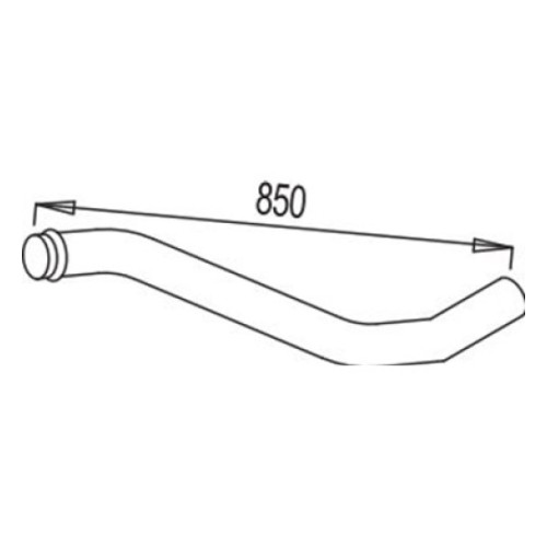Приёмная труба глушителя ( S ) 3123468 Volvo FL6