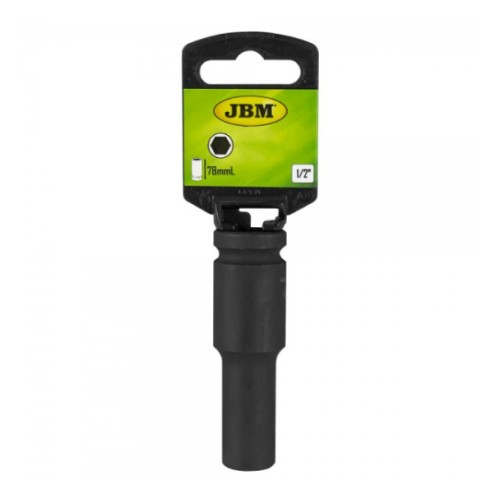 Deep impact socket 1/2" 13mm Cr-Mo hanging pack JBM