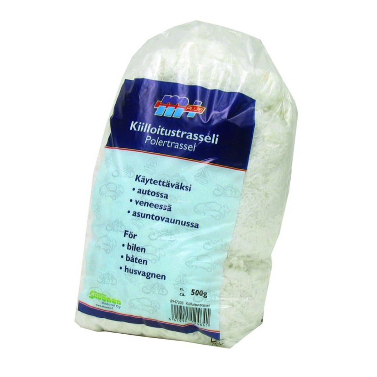 M+ Poleerimiskalts/Kangas 500G Valge