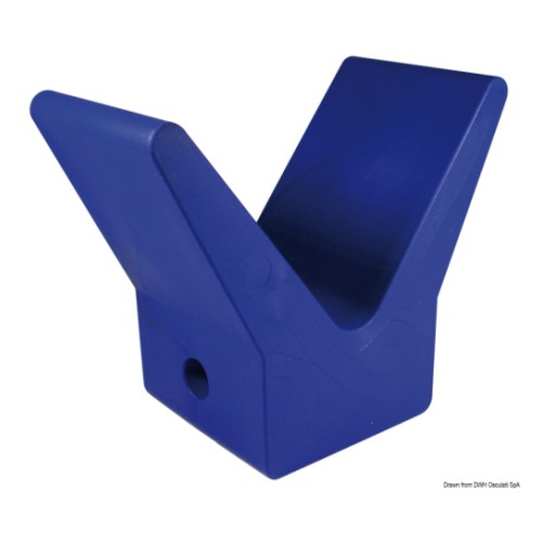 Носовой упор лодочного прицепа, 105 x 67 x 124 mm