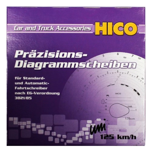 WKR005/E диск тахографа 125 комби Hico 100 шт.