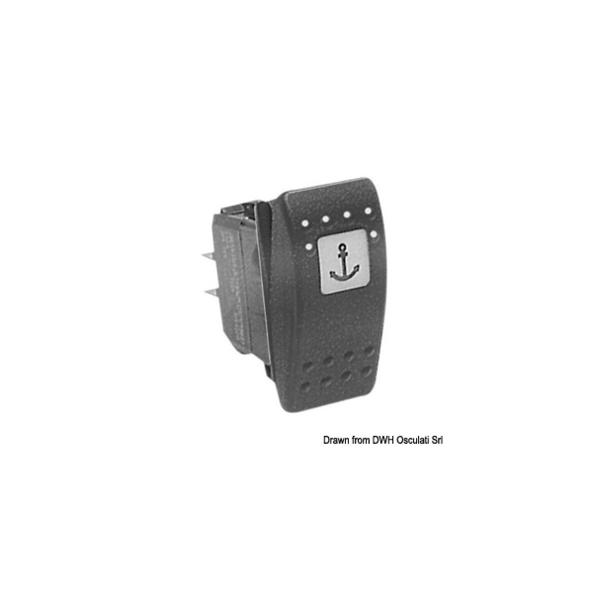 Переключатель, on-off-on, 12V