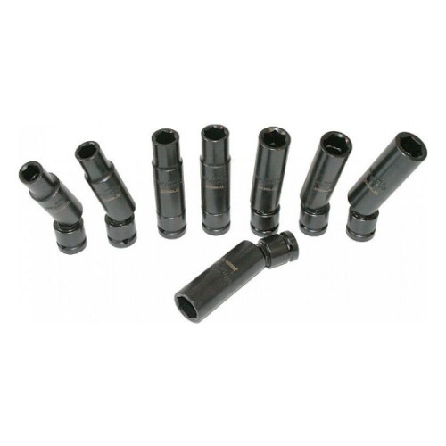 8-pc 1/2" impact universal joint socket set 12-19mm Triumf