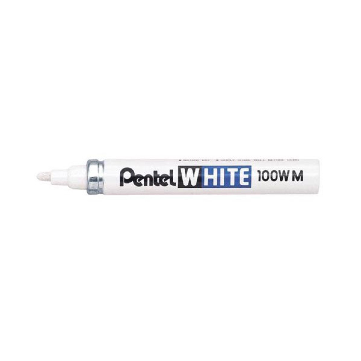 Marker Pentel valge X100W-M 3,9mm peen