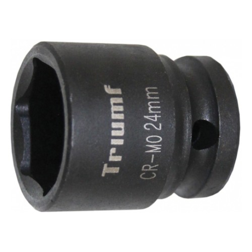 Impact socket 1/2" short 24mm Triumf