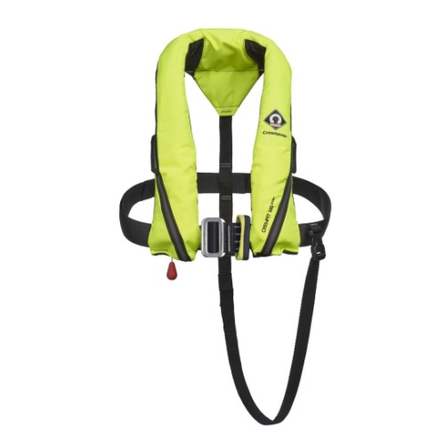 Самонадувающийся спасательный жилет - Crewfit 165N, автоматический, неоново-желтый