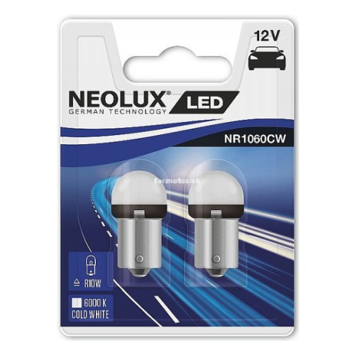 Светодиодная лампа 12V BA15S 1.2W R10W 2 шт. Neolux