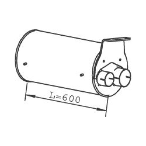 Глушитель ( E ) 81151010362 MAN = 49397
